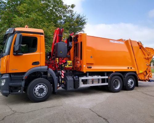 16 cc garbage truck on Mercedes-Benz Arocs 5 2535L chassisDate of delivery: 18.08.2020